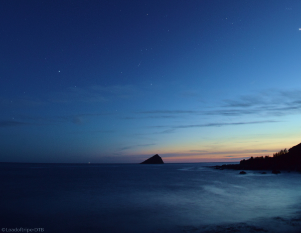 Evening Sky at the Beach.