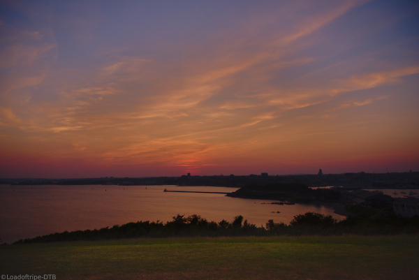 Plymouth Sunset from Mountbatten.