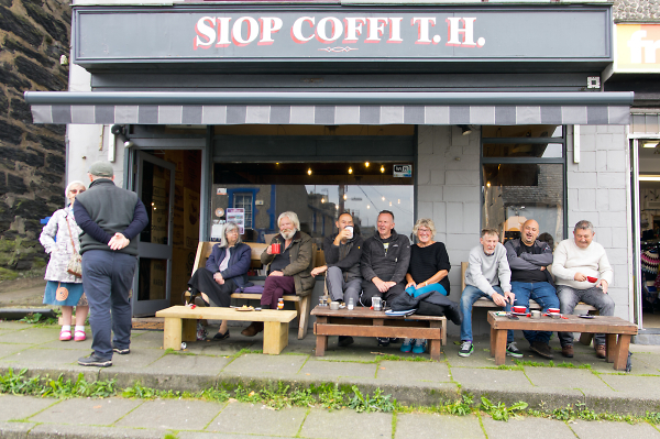 Coffee with friends.