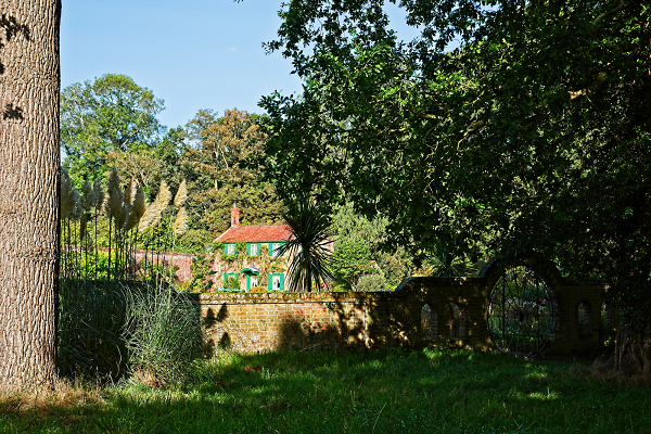 The cottage in the walled garden