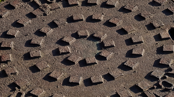 Cast iron abstract 8+8+8