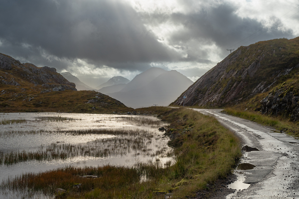 The road to Diabaig.