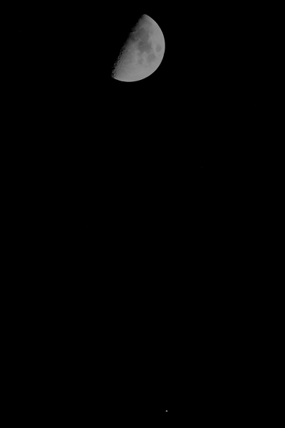 Moon and Jupiter