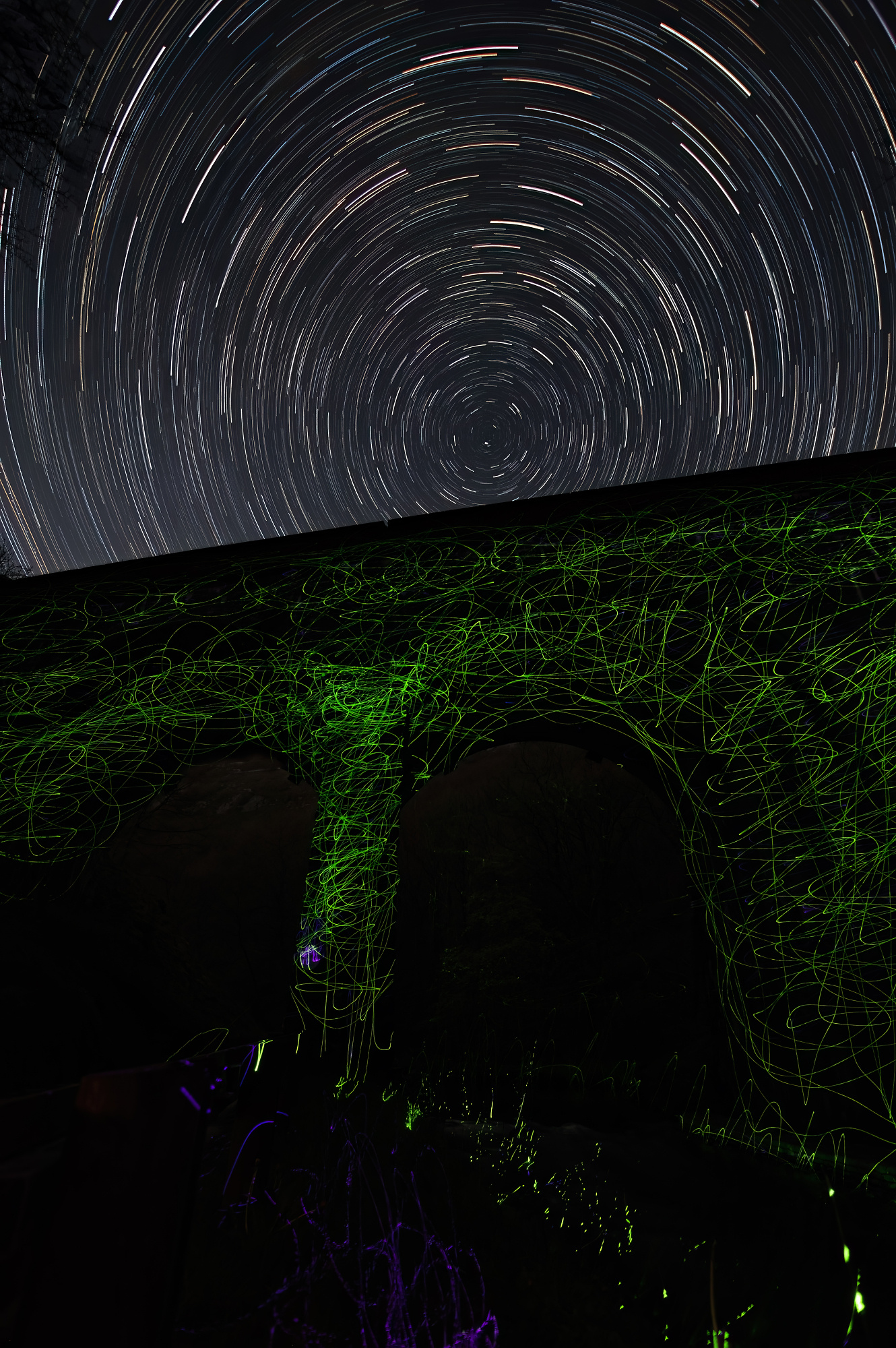 Trails and Laser Painting