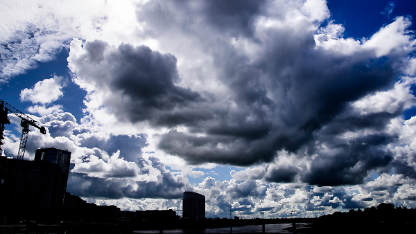 Not rainy clouds