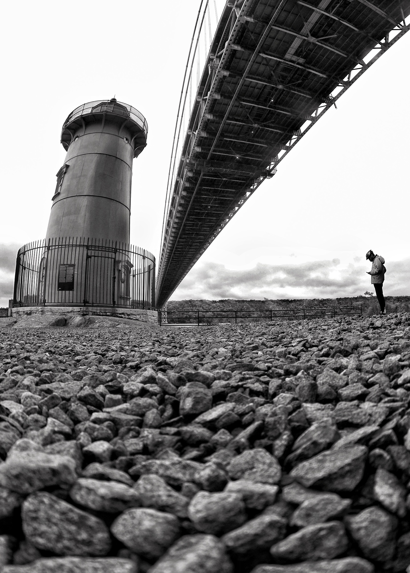 Underneath the George Washington Bridge, NYC