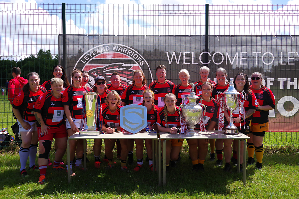 Leyland Warriors Ladies with Trophies