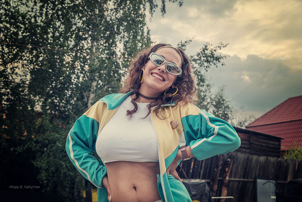 in the style of the late 80's