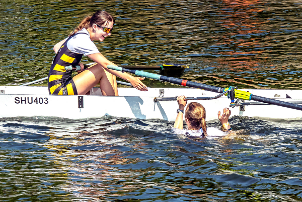 Woman overboard