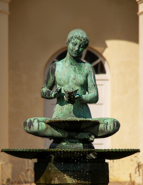 Lady in green