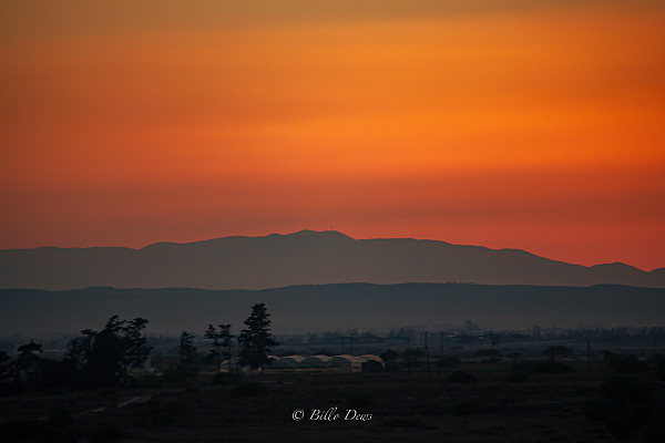 Sunset over Troodos