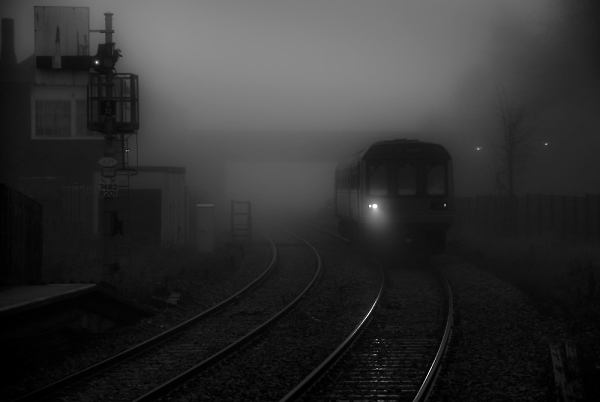 6-59 AM, comes out of the Fog.