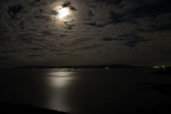 Full Moon over Plymouth Sound