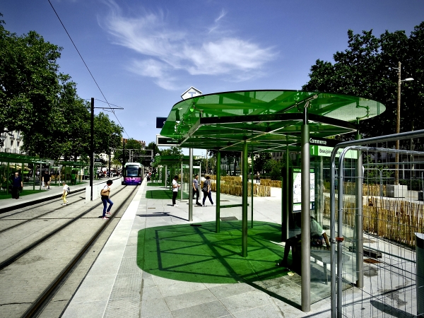 City life - Summer tramline
