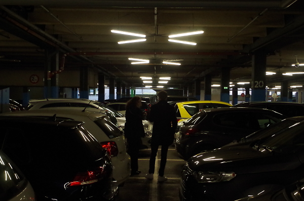 Where do you think we put the car?