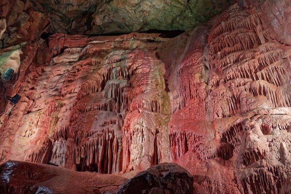 Deep in the caves