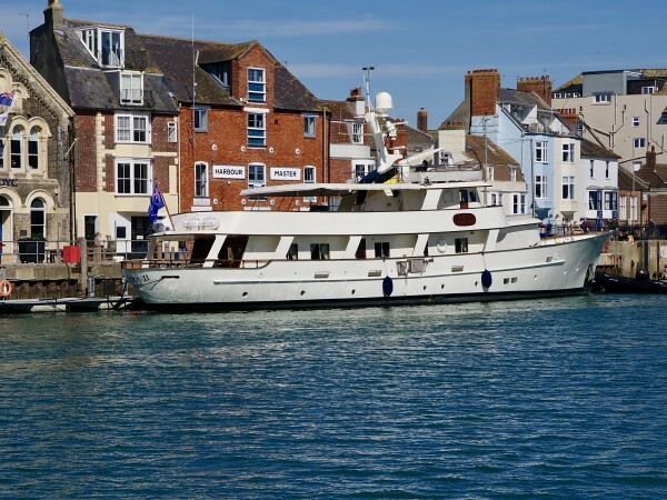 The Jura 11 moored in Weymouth