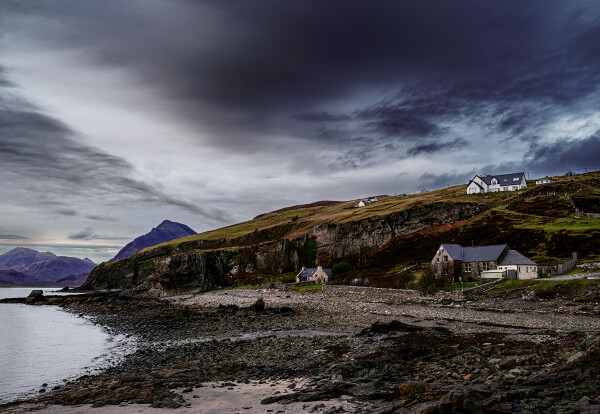Storm clouds over Elgol