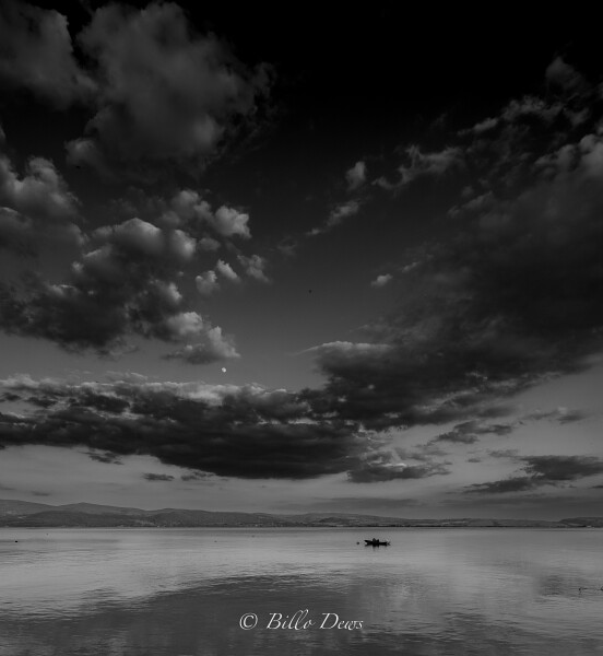 Drifting Clouds at Dusk