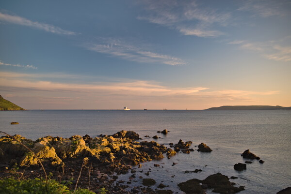 Evening calm across the Sound.