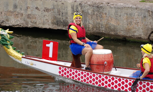 Minions Go Dragon Boating