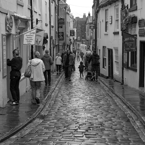 Rainy day in Whitby