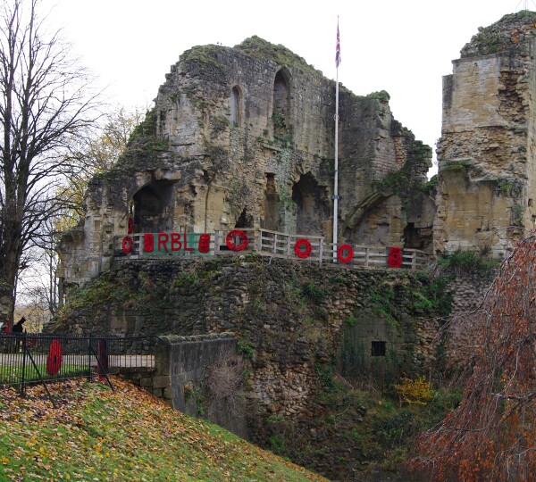 Remembrance Sunday at Knaresborough castle