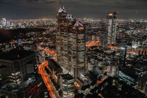 Tokyo at night