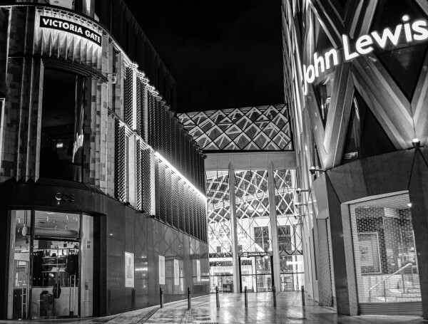 John Lewis by night