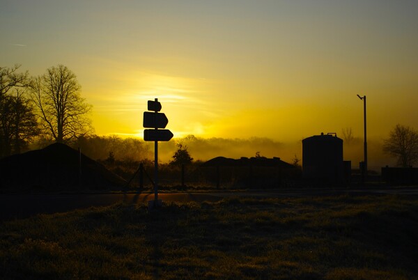 Signs of sunrise