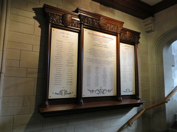 Not THE Trinity College, but University of Toronto's Trinity College
