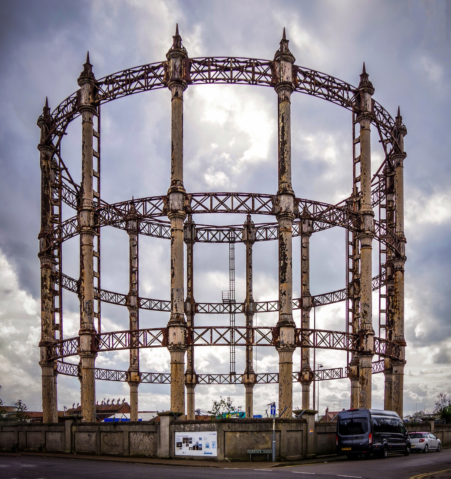 Victorian gas works Great Yarmouth