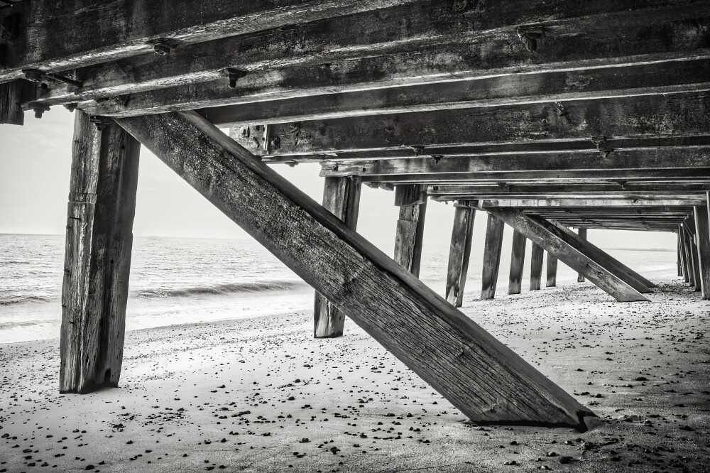 Underneath Great Yarmouth pier