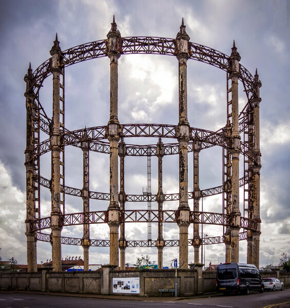 Victorian gas works Great Yarmouth