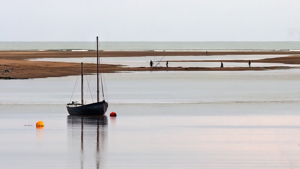 Outward Bound boat at Aberdovey