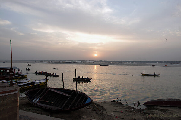 Sunrise at the Ghats of Varanasi