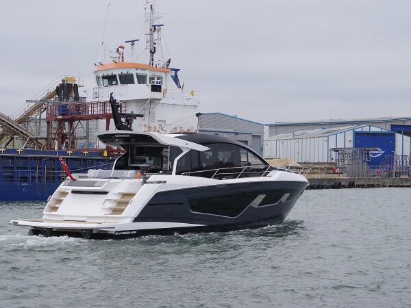 Sunseeker sea trial