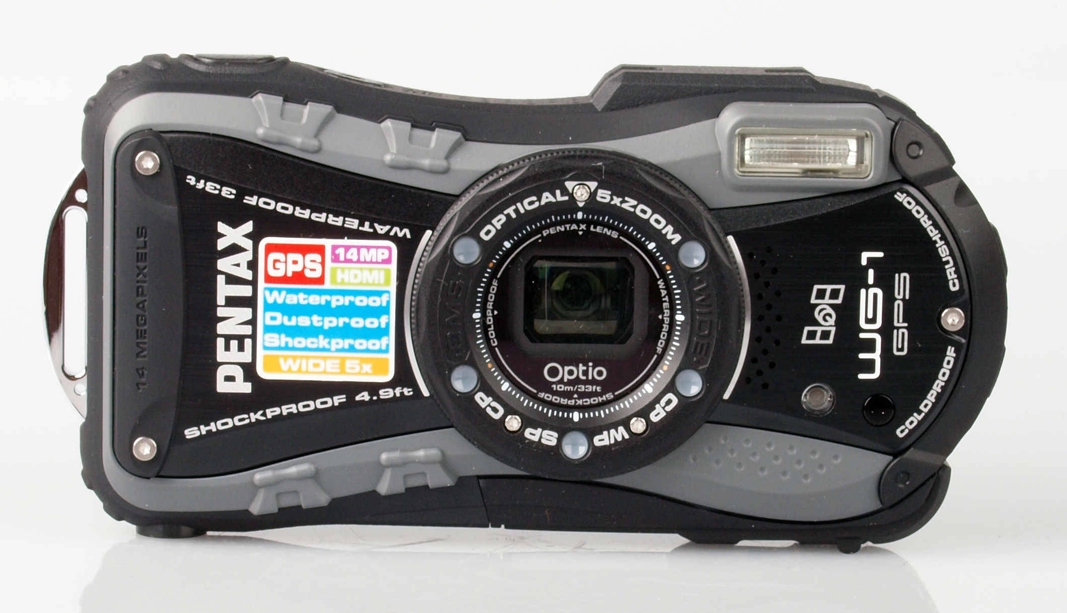 Pentax Optio WG-1 GPS Waterproof Digital Camera 