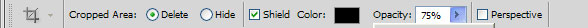 Crop Tool Bar Crop Tool Bar