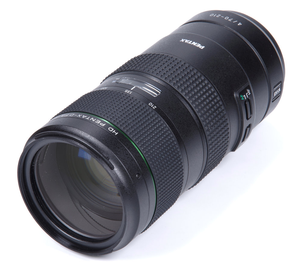 Pentax 70 210mm F4 On K 1 II Front Oblique View