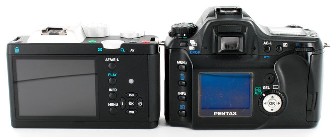 Pentax K-01 IstD DSLR Rear Pentax K-01 IstD DSLR Rear