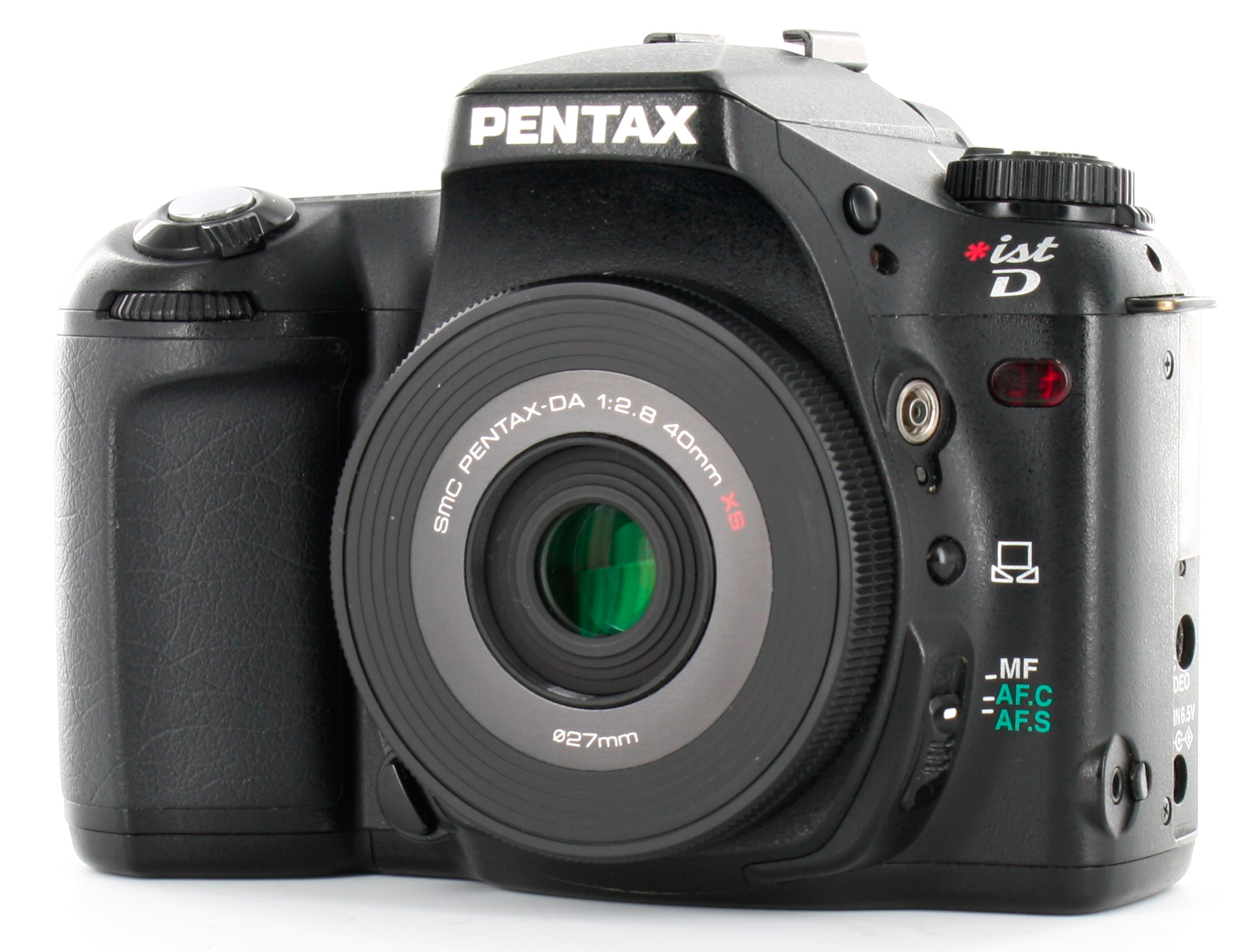 Pentax K01 vs Pentax *ist D DSLR Size Comparison
