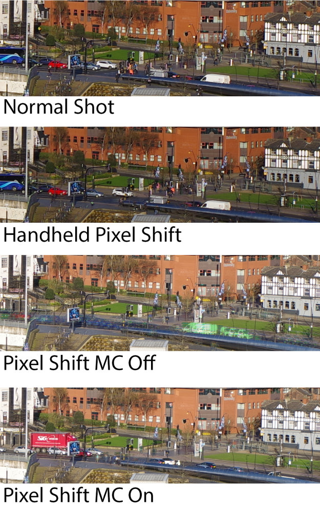 Pixel Shift Examples