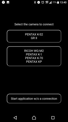 Pentax Image App Supported Cameras