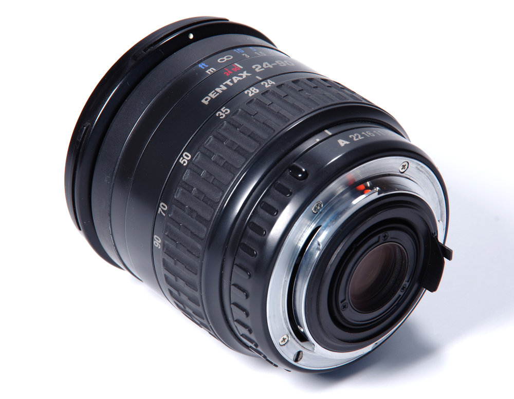 Pentax Fa 24 90mm Rear Oblique View